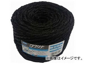 ユタカ 荷造り紐 シュロ縄玉 約3mm×100m ブラック M-134-BK(7946422)