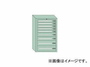 大阪製罐/OS 重量キャビネットDX型 最大積載量1500kg 引出し5×2×2段 DX1211