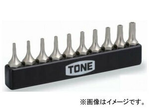 トネ/TONE T型トルクスビットセット（いじり防止タイプ） 10点 品番：BTTH10S