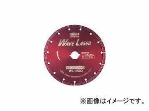 ロブテックス/LOBSTER ダイヤモンドホイール ウェブレーザー(乾式) 180mm WL180(2133610) JAN：4963202049481