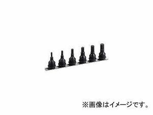 前田金属工業/TONE インパクト用ヘキサゴンソケットセット(ホルダー付) 6pcs HAH406(3698432) JAN：4953488148268