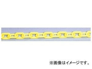 ユニット/UNIT プラスチックチェーン 黄（蛍光色） 40m 品番：871-19