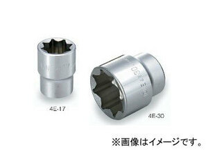 トネ/TONE 12.7mm（1/2”） ソケット（8角） 品番：4E-21