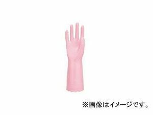川西工業/KAWANISHI やわらかい手袋 ビニール/厚手 #2046 ピンク サイズ：M JAN：4906554094426 入数：10双