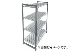 CAMBRO 固定基本ユニット ベーシックシェルフ（ベンチ4段） CBU246072(7685505)