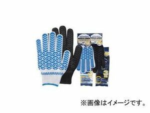 川西工業/KAWANISHI メガライナー 3双入 #2220 ブルー サイズ：M JAN：4906554037553 入数：10袋