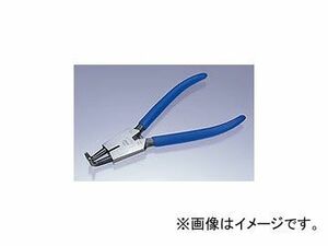 ツノダ/TSUNODA キングTTC専用工具 硬質ビットスナップリングプライヤー 軸用曲爪（バネ付） 175mm SEB-175P JAN：4952269110135