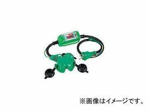 日動工業/NICHIDO 防雨型ポッキン延長ブレーカ 100V 過負荷漏電しゃ断器付 1m PBWEKT(3272583) JAN：4937305036884