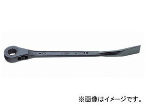 トップ工業/TOP バール付薄型ラチェットレンチ RM-19×21TB JAN：4975180388810