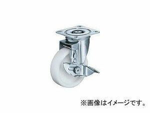 ハンマーキャスター/HAMMER-CASTER Sシリーズ自在SP付ナイロン車 100mm 413SN100BAR01(3670414) JAN：4956237025728