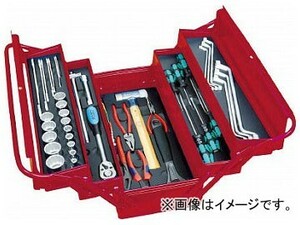 トラスコ中山 EVAフォーム 黒×オレンジ 3段式工具箱用 TIT44SBKF5(7761759)