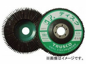 トラスコ中山/TRUSCO GPディスクホイール 垂直植え φ100 5枚入 40＃ GP100 40(1150316) JAN：4989999154092