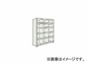 トラスコ中山/TRUSCO 軽量棚 縦仕切前当付 W875×D300×H1500 3列5段 53V56 NG(5033721) JAN：4989999722383