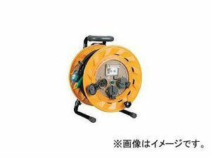 ハタヤリミテッド/HATAYA 単相100V型ブレーカーリール 50m アース付 とび出しプラグ付 BR501KX(1063227) JAN：4930510100517