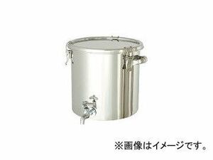 日東金属工業/NITTO-KINZOKU ステンレスタンク ストレート密閉タンク(蛇口付) 10L CTHW24(3602851) JAN：4560132183829