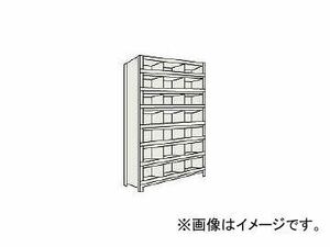 トラスコ中山/TRUSCO 軽量棚 縦仕切前当付 W875×D300×H2100 3列7段 73V58 NG(5034141) JAN：4989999724233