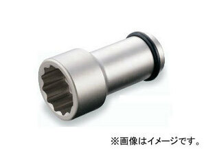 トネ/TONE 19.0mm（3/4”） インパクト用ロングソケット（12角） 品番：6NW-46L100