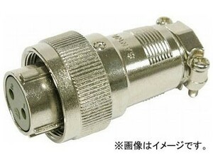 SANWA 丸型コネクタ SNS-20シリーズ 3極 PCF10 SNS-2003-PCF10(8189168)