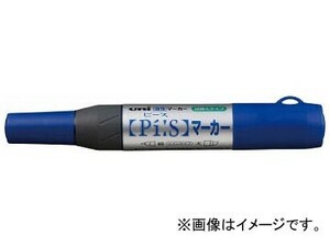 uni 油性ツインマーカー細字丸芯太字角芯 青 PA152TR.33(7923945)