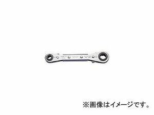 トップ工業/TOP 4サイズ板ラチェットレンチ 5.5×7・6×8mm PRW1(2487047) JAN：4975180412119