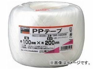 トラスコ中山/TRUSCO PPテープ 幅100mm×長さ200m 白 TPP100200(3606961) JAN：4989999031232