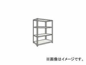 トラスコ中山/TRUSCO 軽量棚 中棚ボルトレス型 W875×D600×H1800 4段 L63W14 NG(5038341) JAN：4989999720457