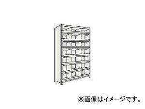 トラスコ中山/TRUSCO 軽量棚 縦仕切前当付 W875×D300×H1800 3列7段 63V58 NG(5033870) JAN：4989999723199