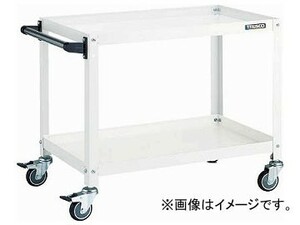 トラスコ中山 ラビットワゴン 600×400 ハンドル付 ウレタン車輪 YG色 RBW-662HU YG(8183134)