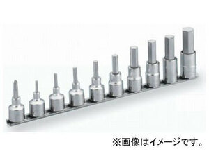 トネ/TONE 12.7mm（1/2”） ヘキサゴンソケットセット（ホルダー付） 10点 品番：HH410