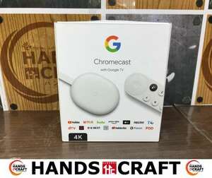 グーグル Google GA01919-JP Chromcast 4K 音声リモコンGoogleTV 1080p HDMI 店舗展示品　【ハンズクラフト宜野湾店】