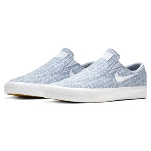 ☆NIKE SB ZOOM STEFAN JANOSKI SLIP RM CNVS 薄青×灰/白 27.5cm ナイキ ズーム ステファン ジャノスキー スリップ キャンバス CI9732-400