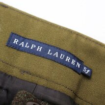 RALPH LAUREN ラルフローレン ウール アルパカチェックスカート 5f/カーキ系【2400013089975】_画像7