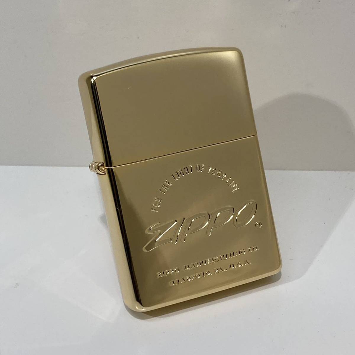 最終価格zippo 前田慶次 1935 レプリカgold 本金使用オイルライター