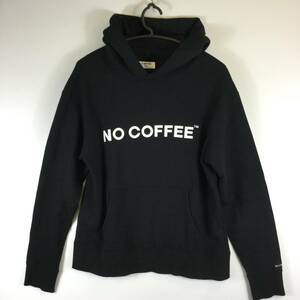 日本製 オリジナル NO COFFEE ノーコーヒー ブラック スウェット パーカー 希少 サイズM 正規品 　kyne soph 清水