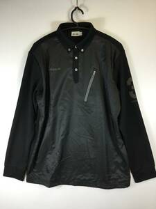  Adidas Golf рубашка-поло с длинным рукавом нейлон черный XO размер TaylorMade 