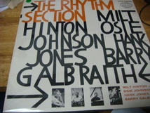 HANK JONES THE RHYTHM SECTION ザ リズム セクション 国内 LP MILT HINTON OSIE JOHNSON BARRY GALBRAITH_画像1