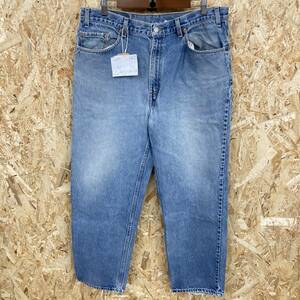 HB1128【2003】Levi’ｓ 550 Ｗ38 Ｌ30 刻印378 メキシコ製 02年/06or8月 インディゴ ジーンズ 古着 リーバイス【130102000022】