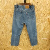 HB672【2003】Levi’ｓ W L トップボタン裏552 インディゴ ジーンズ デニム 古着 リーバイス【130102000022】_画像6