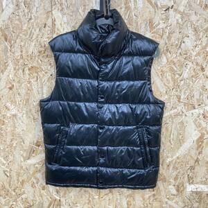 YA1909[2003]anti-label men's tops size LL down vest black polyester old clothes big size [210102000036]