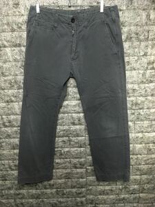 GAS JEANS ガス ジーンズ　Levi''s チノパン グレー コットンw33 ワークパンツ カジュアル コットンパンツ ペインターパンツ