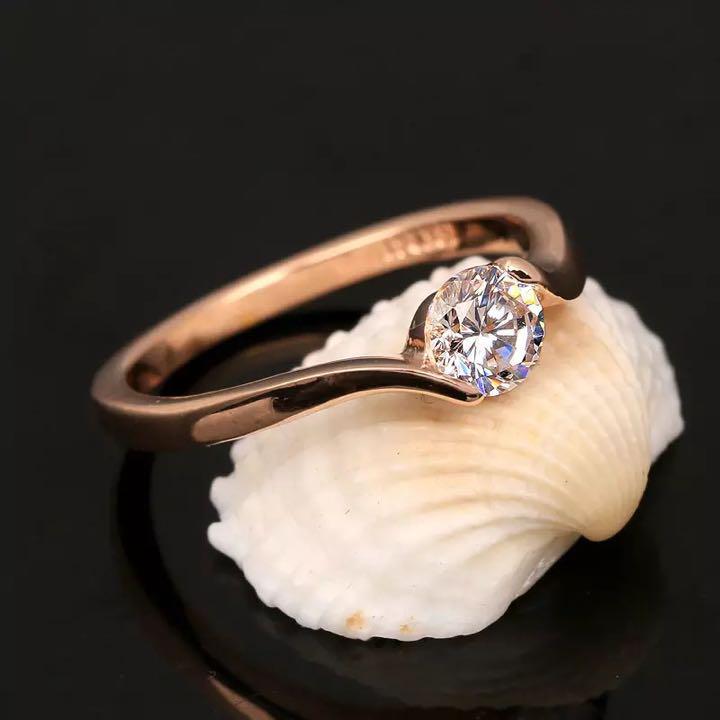 213.2◎人気 ピンクダイヤ エタニティ 婚約指輪 エンゲージリング ...