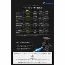 中古美品中古美品 ドライブレコーダー 前後 200万画素 前後カメラ SONYセンサー 16GBSDカード フルHD高画質 駐車監視対応 広角 HDR-W10 4_画像6