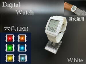  sport wristwatch LED digital wristwatch clock military bicycle sport outdoor camp man and woman use running white 2