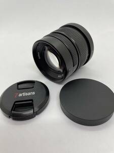 ほぼ新品7Artisan 55mm f/1.4 Leica L Black NO.770110#80