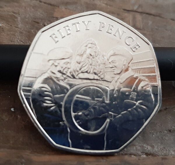 マン島 エリザベス女王 50ペンス2020年 victory デザイン 'C' uncirculated British coin