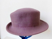 ◆モードお帽子/ ドイツ製/シーベルガー/古代紫のダンディーハット/サイズ　M_画像3