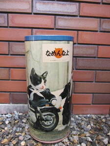 【　なめ猫　全日本暴猫グループ　なめんなよ　ホームボックス　ゴミ箱　】　　　昭和レトロなめねこ暴走族ねこ1980年代
