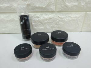 6 point set unused goods Bare Minerals face color cheeks color 0.85g brush Gris ma-0.57g face color brush 141M-51