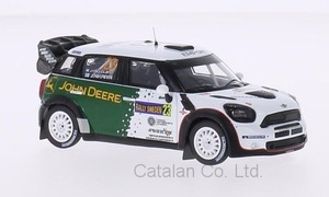 1/43 ミニ クーパー スウェーデン Mini John Cooper Works WRC No.23 John Deere Rally Sweden 2013 J.Nikara J.Kalli 梱包サイズ60