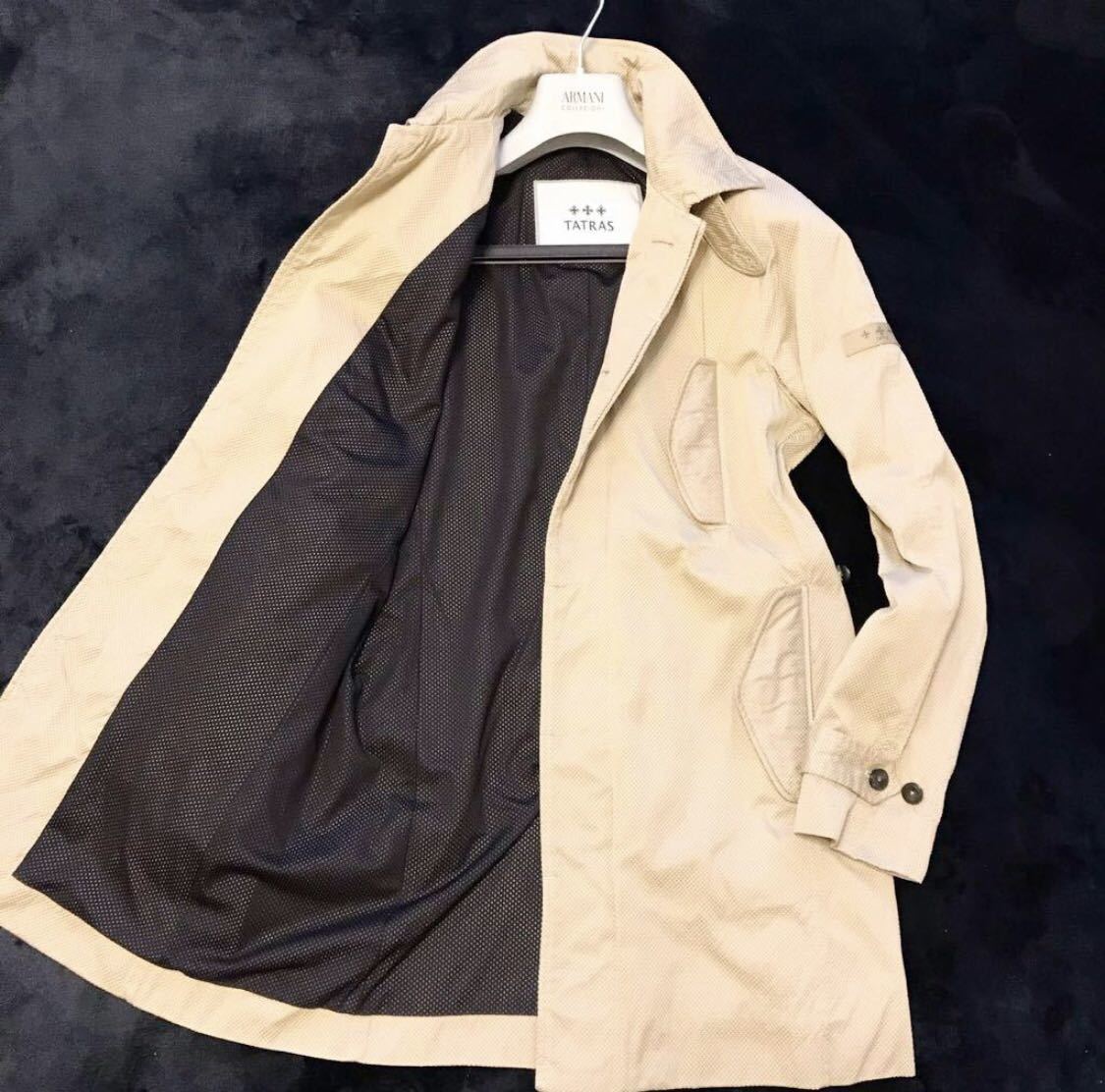 78%以上節約 TATRAS タトラス ARDISIA ステンカラーコート ベージュ